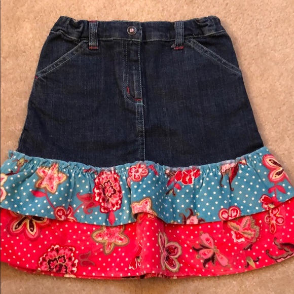 3pc Girl Deux Par Deux shirt skirt tights - Picture 6 of 8